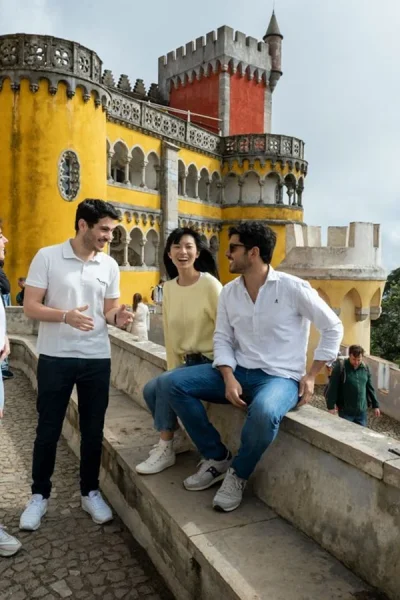 Praia da Adraga, a rocky beach on the Sintra-Cascais coastline